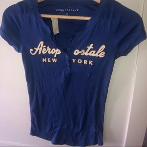 Blue & Yellow Aéropostale T-Shirt